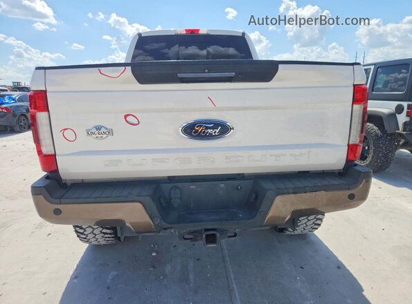 1FT7W2BT7HEB58088 2017 FORD F250 White Widok z tyłu
