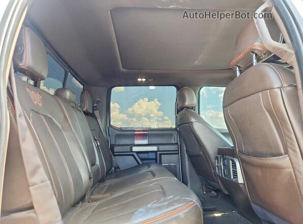 1FT7W2BT7HEB58088 2017 FORD F250 White Widok tylnych siedzeń