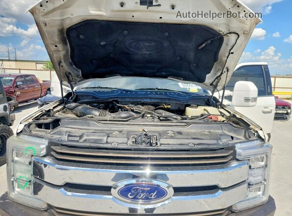1FT7W2BT7HEB58088 2017 FORD F250 White Widok wnętrza z tyłu