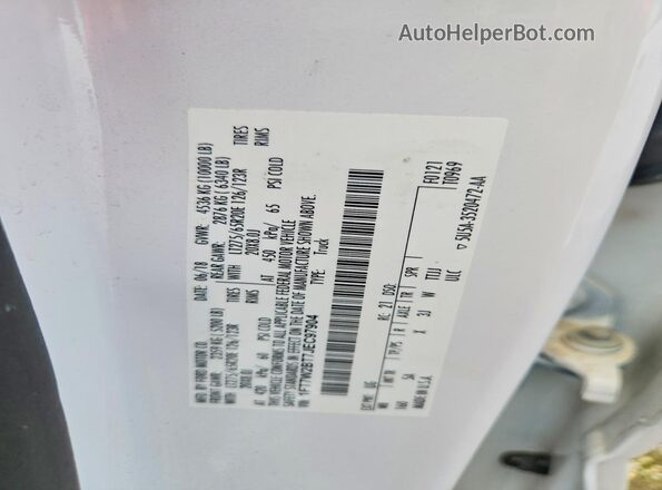 1FT7W2BT7JEC97904 2018 FORD F250 White Вид підкапотного простору