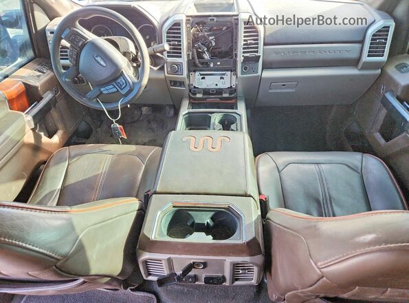 1FT7W2BT8KEC03031 2019 FORD F250 White Vista del salpicadero