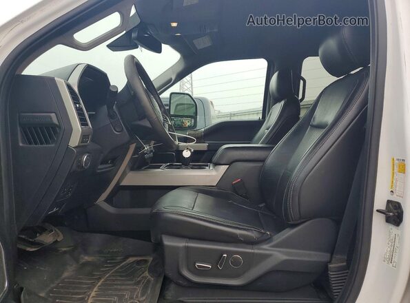 1FT7W2BT8KEC29256 2019 FORD F250 White Widok wnętrza z przodu