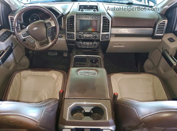 1FT7W2BT8KEC79963 2019 FORD F250 Black Vista del salpicadero