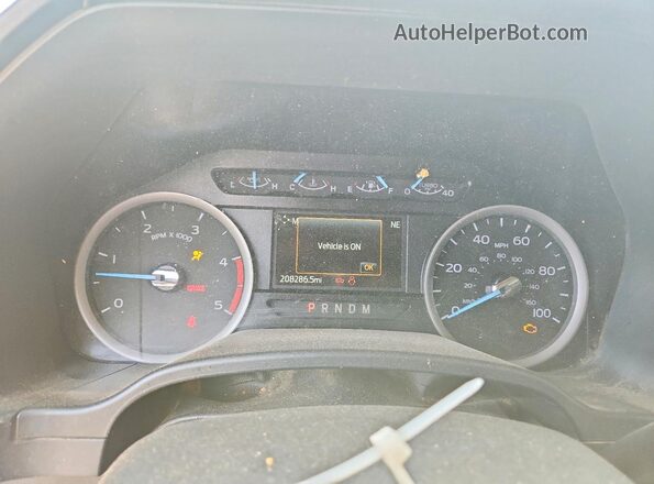 1FT7W2BT8MEC06191 2021 FORD F250 White Вид щитка приладів