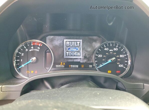 1FT7W2BT8MEE02700 2021 FORD F250 Gray Սարքավորումների վահանակի տեսք