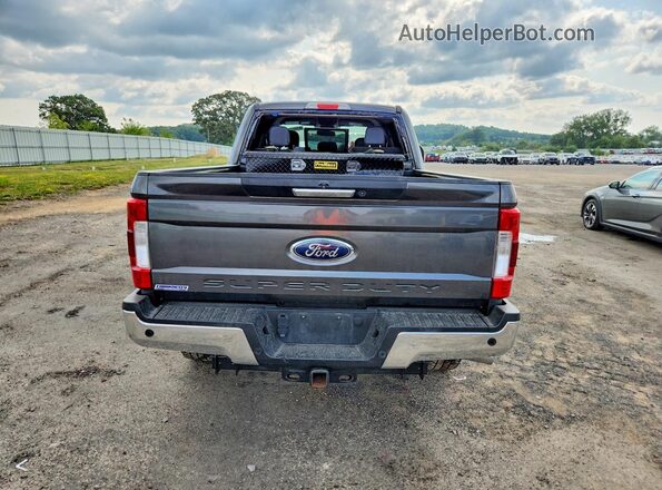1FT7W2BT9JEC38501 2018 FORD F250 Gray Rear view