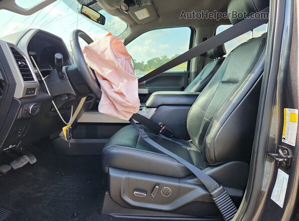 1FT7W2BT9JEC38501 2018 FORD F250 Gray Front interior view