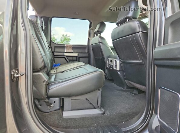1FT7W2BT9JEC38501 2018 FORD F250 Gray Rear seats view