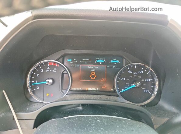 1FT7W2BT9JEC38501 2018 FORD F250 Gray Instrument cluster view