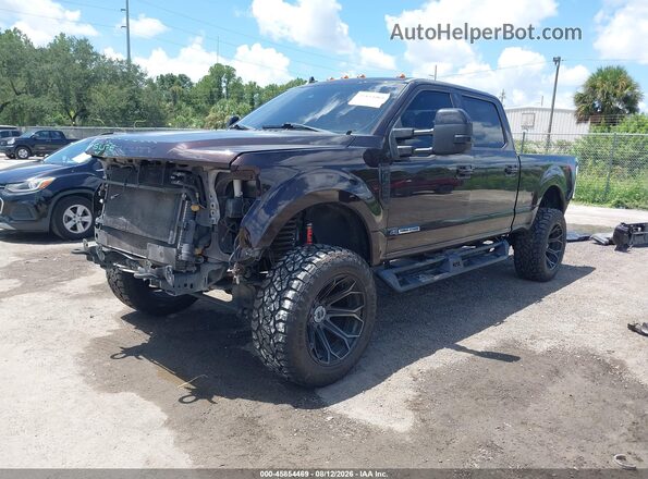 1FT7W2BT9KEC96285 2019 FORD F-250 Maroon Առջևի ձախ երեք քառորդ տեսարան
