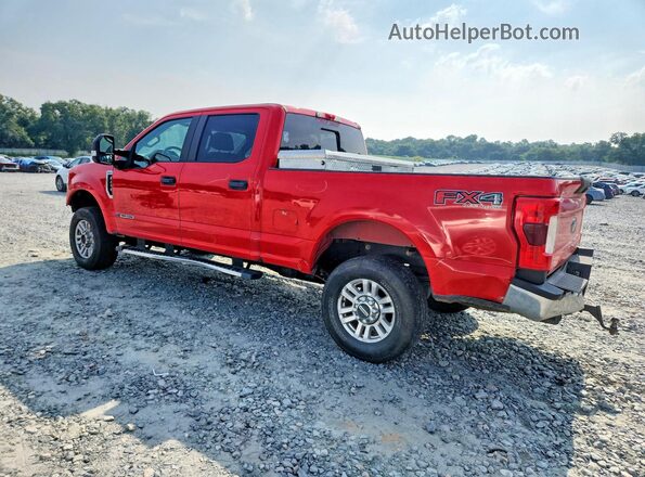 1FT7W2BT9KED98489 2019 FORD F250 Red Trasero izquierdo