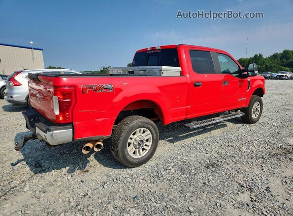 1FT7W2BT9KED98489 2019 FORD F250 Red Trasero derecho