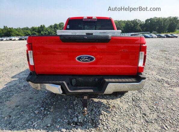 1FT7W2BT9KED98489 2019 FORD F250 Red Vista trasera