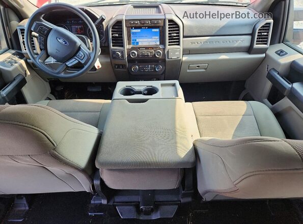1FT7W2BT9KED98489 2019 FORD F250 Red Vista del salpicadero