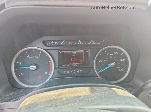 1FT7W2BT9KED98489 2019 FORD F250 Red Vista del cuadro de instrumentos