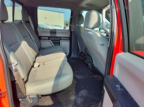1FT7W2BT9KED98489 2019 FORD F250 Red Vista de los asientos traseros