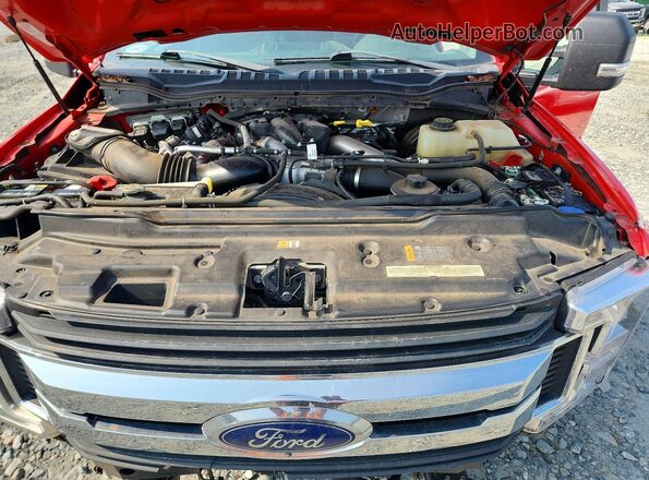 1FT7W2BT9KED98489 2019 FORD F250 Red Vista interior trasera