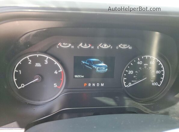 1FT7W2BT9REC18955 2024 FORD F250 White Instrument cluster view