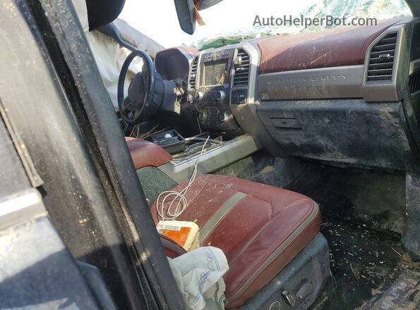 1FT7W2BTXJEC39267 2018 FORD F250 Black Вид панелі приладів