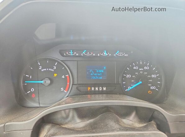 1FT7W2BTXMED47358 2021 FORD F250 Белый Вид щитка приборов