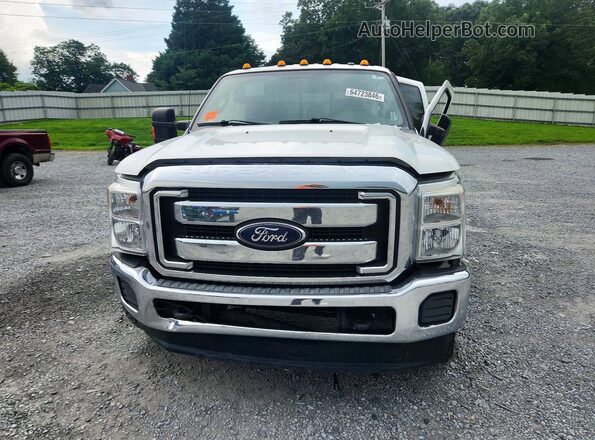 1FT7W3BT0GEC95765 2016 FORD F350 White Widok z przodu