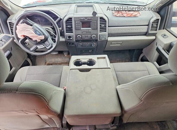1FT7X2A60KEC46920 2019 FORD F250 White Dashboard view