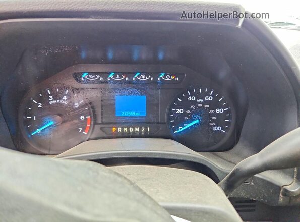 1FT7X2A60KEC46920 2019 FORD F250 White Instrument cluster view