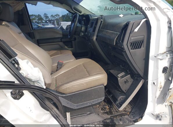 1FT7X2A65LEE73070 2020 FORD F-250 White Widok wnętrza z przodu