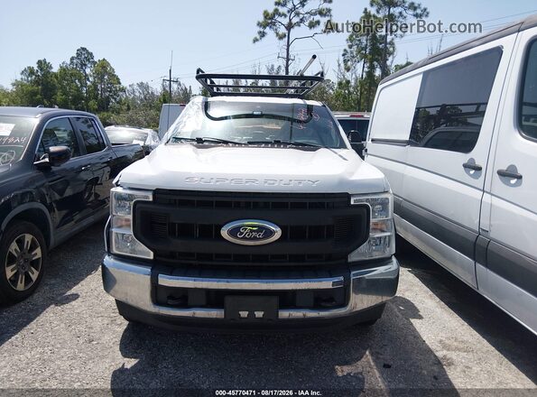1FT7X2A65LEE73070 2020 FORD F-250 White Widok zestawu wskaźników