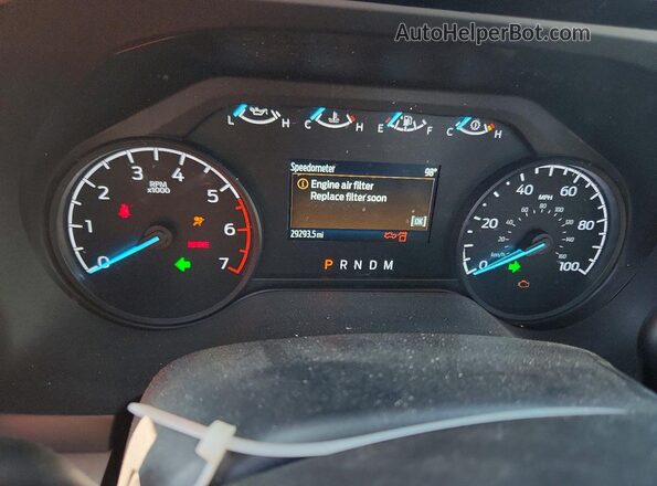 1FT7X2AA2SEC59737 2025 FORD F250 White Instrument cluster view