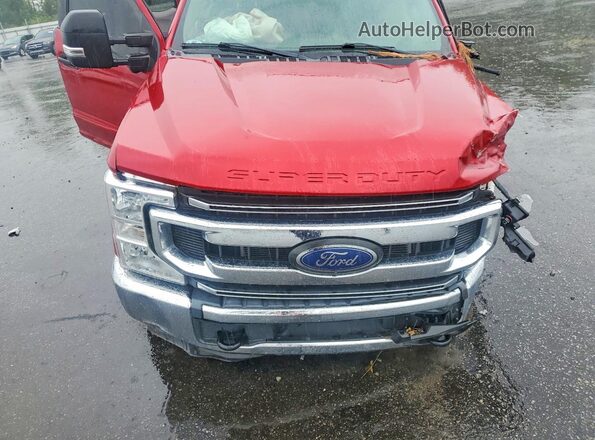 1FT7X2AN7NED22113 2022 FORD F250 Red Vista interior trasera