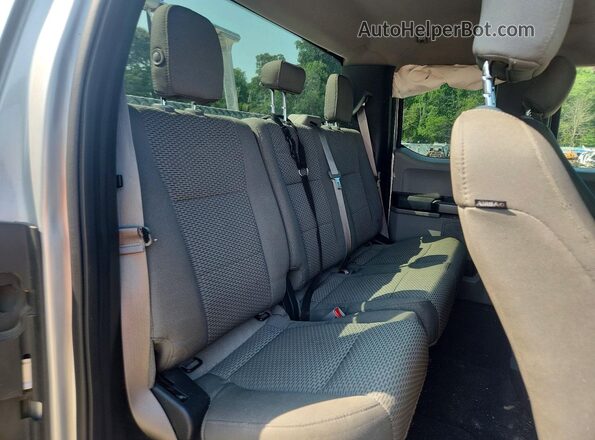 1FT7X2B62HEB66932 2017 FORD F250 Silver Вид задніх сидінь