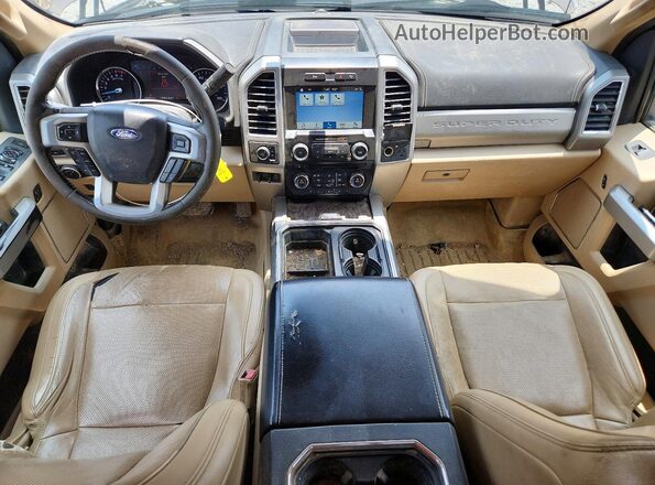 1FT7X2B63JEC38002 2018 FORD F250 Gray Widok deski rozdzielczej