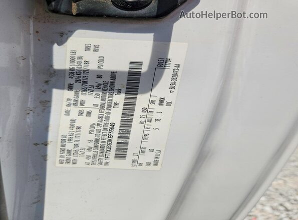 1FT7X2B63KEF55649 2019 FORD F250 White Widok komory silnika