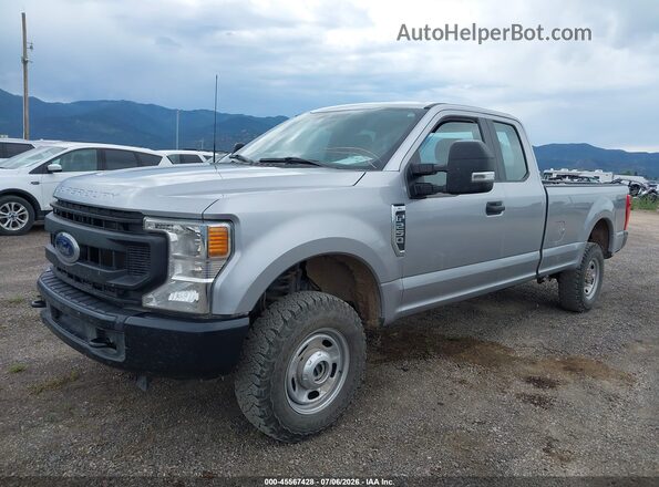 1FT7X2B63NEF13812 2022 FORD F-250 Серебряный Передняя левая четверть