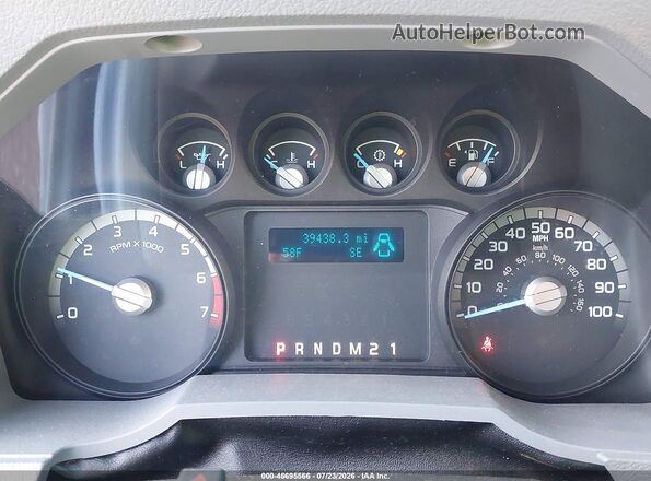 1FT7X2B64GEC75794 2016 FORD F-250 White Հետևի նստատեղերի տեսք