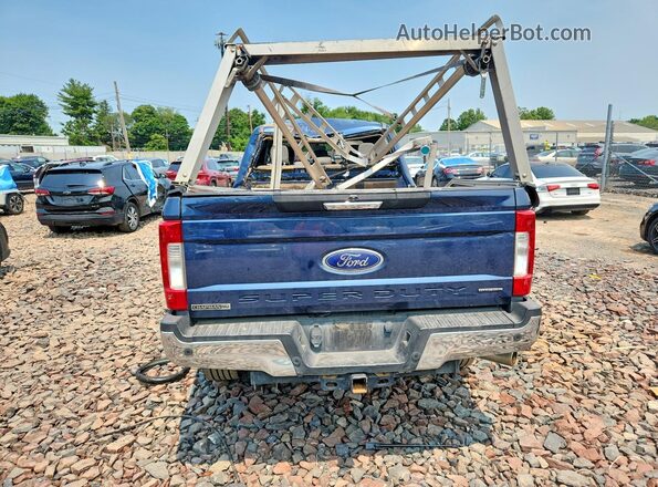 1FT7X2B64HEB97566 2017 FORD F250 Blue უკანა ხედი