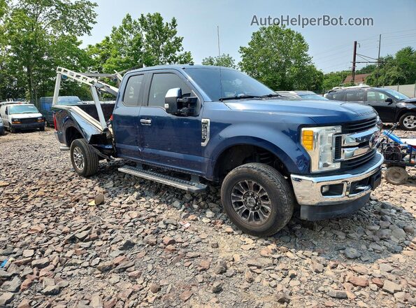 1FT7X2B64HEB97566 2017 FORD F250 Blue წინა მარჯვენა