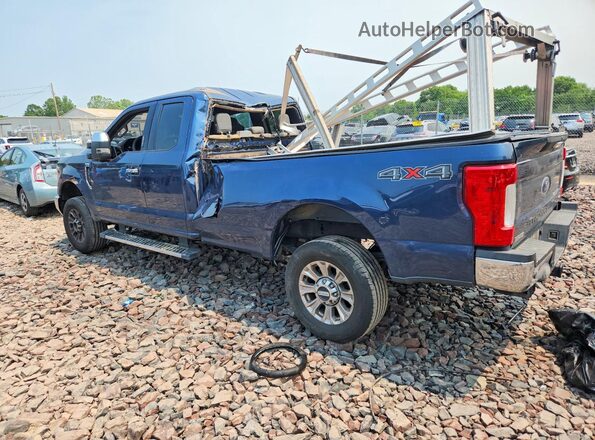 1FT7X2B64HEB97566 2017 FORD F250 Blue უკანა მარცხენა