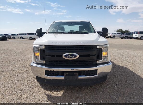 1FT7X2B64JEC69954 2018 FORD F-250 White Instrument cluster view