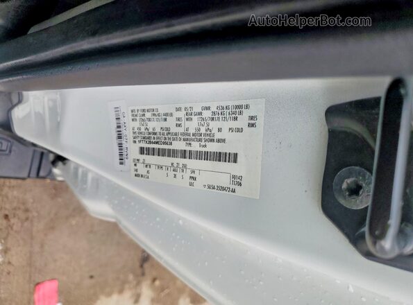 1FT7X2B64MED95638 2021 FORD F250 White Շարժիչի բաժամունքի տեսք