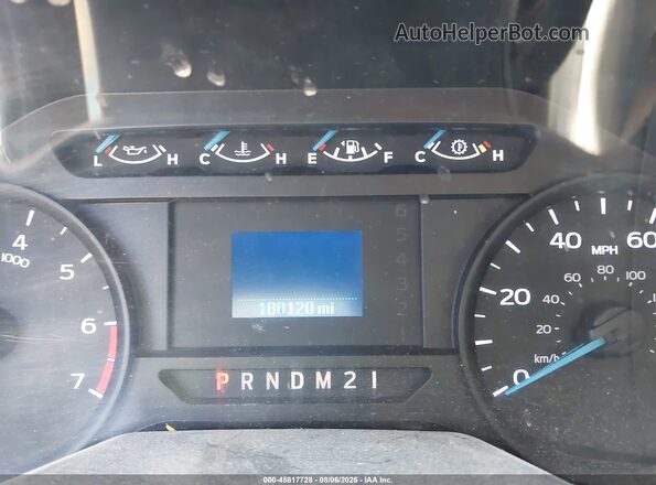 1FT7X2B65HEB16171 2017 FORD F-250 White უკანა სავარძლების ხედი