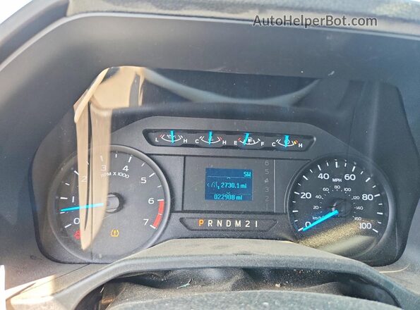 1FT7X2B65HEB23444 2017 FORD F250 Белый Вид щитка приборов