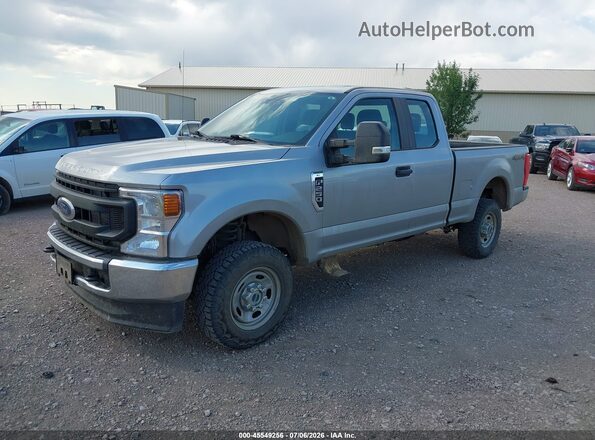 1FT7X2B66LEC13727 2020 FORD F-250 Silver Առջևի ձախ երեք քառորդ տեսարան