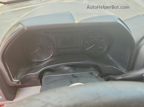 1FT7X2B66LEC74236 2020 FORD F250 Red Instrument cluster view