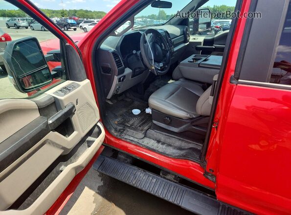 1FT7X2B66LEC74236 2020 FORD F250 Red Dashboard view