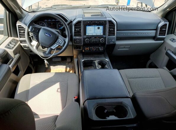 1FT7X2B68KEC28681 2019 FORD F250 Gray Vista del salpicadero