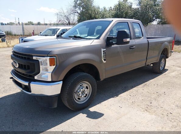 1FT7X2B68LEE63812 2020 FORD F-250 Brown Przód lewy