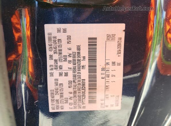 1FT7X2B6XLED56518 2020 FORD F250 Blue Շարժիչի բաժամունքի տեսք