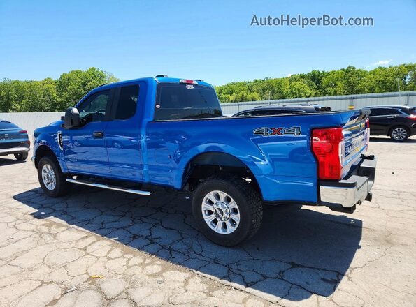 1FT7X2BN3MEE06426 2021 FORD F250 Blue Հետևի ձախ